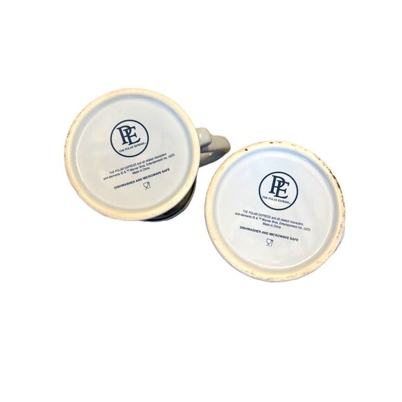 2 Polar Express 14 oz. Coffee Mugs Hot Chocolate Mugs Cups Oversized mug - Picture 6 of 6